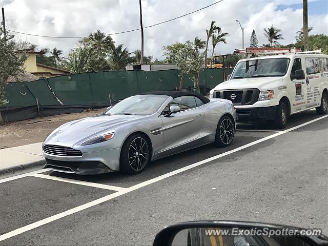 Aston Martin Vanquish spotted in Ft lauderdale, Florida