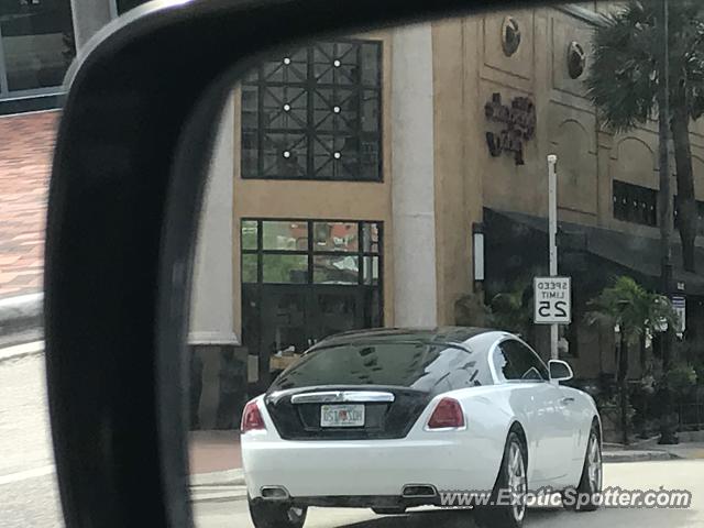 Rolls-Royce Wraith spotted in Ft Lauderdale, Florida
