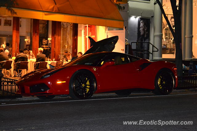 Ferrari 488 GTB spotted in Manhattan, New York