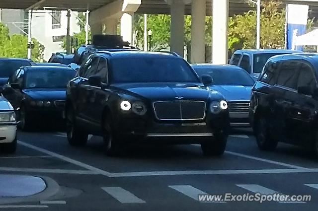 Bentley Bentayga spotted in Tampa, Florida