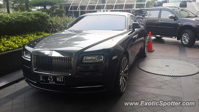 Rolls-Royce Wraith spotted in Jakarta, Indonesia