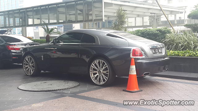 Rolls-Royce Wraith spotted in Jakarta, Indonesia