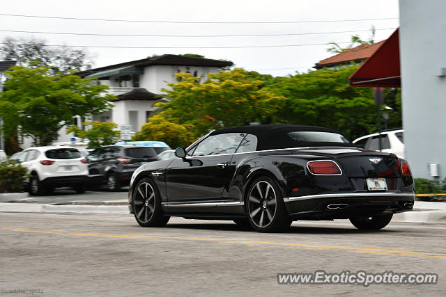 Bentley Continental spotted in Fort Lauderdale, Florida
