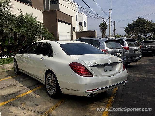 Mercedes Maybach spotted in Lima, Peru