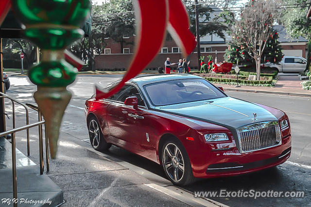 Rolls-Royce Wraith spotted in Dallas, Texas