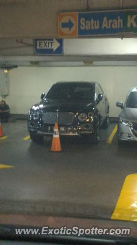 Bentley Bentayga spotted in Jakarta, Indonesia