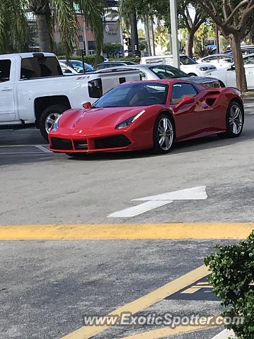 Ferrari 488 GTB spotted in FT Lauderdale, Florida