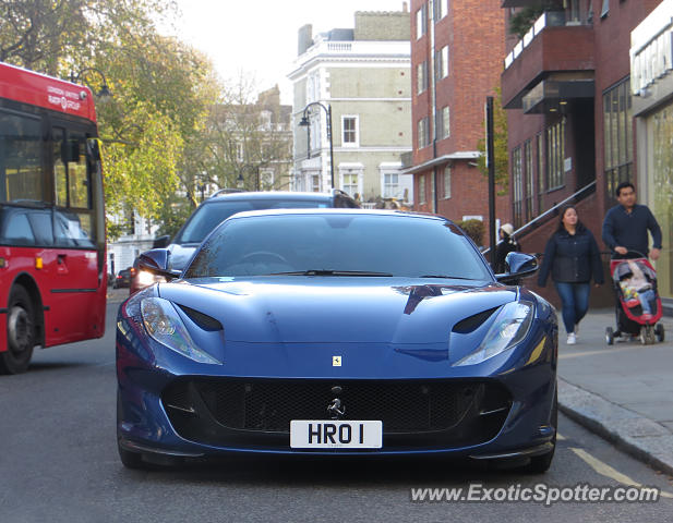 Ferrari 812 Superfast spotted in London, United Kingdom