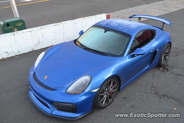Porsche Cayman GT4 spotted in Greenwich, Connecticut