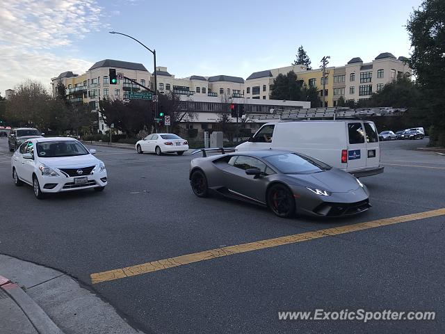 Lamborghini Huracan spotted in San Mateo, California