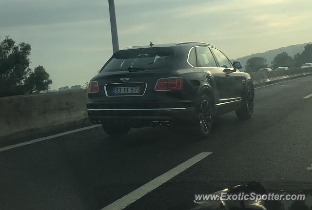 Bentley Bentayga spotted in Lisbon, Portugal