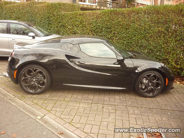 Alfa Romeo 4C spotted in Woluwe, Belgium