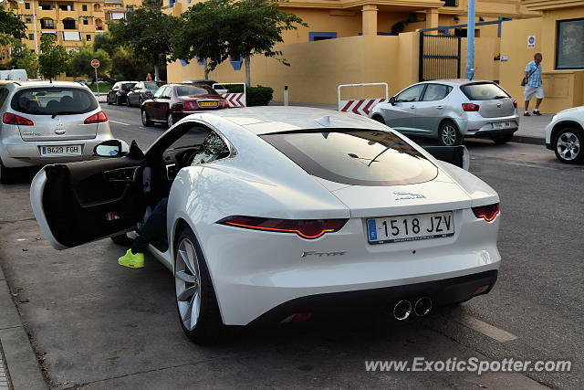 Jaguar F-Type spotted in San Pedro, Spain