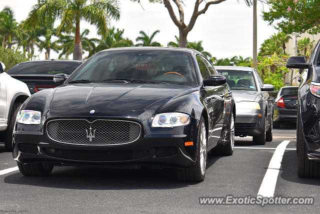Maserati Quattroporte spotted in Fort Lauderdale, Florida