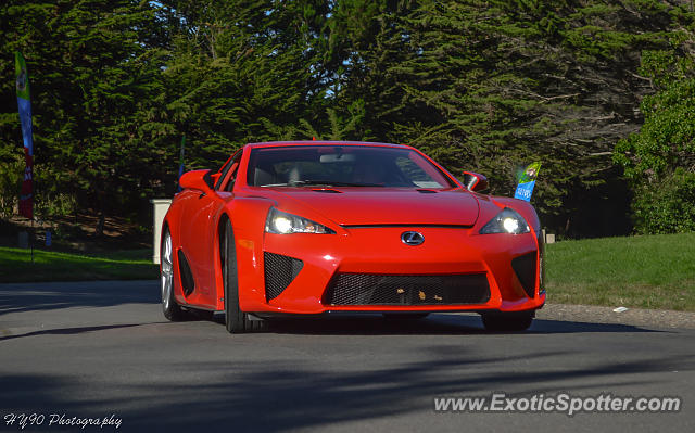 Lexus LFA spotted in Carmel, California