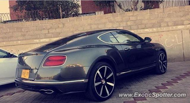 Bentley Continental spotted in Karachi, Pakistan