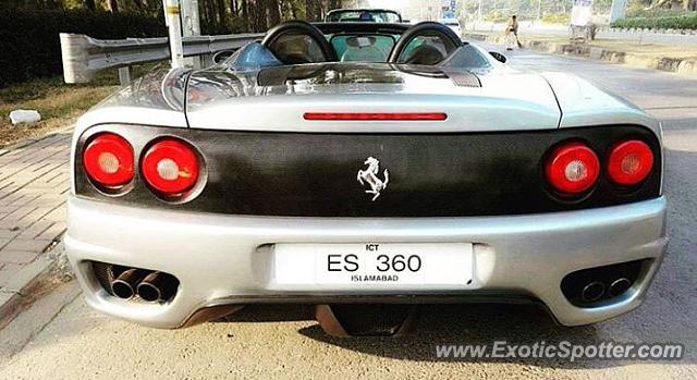 Ferrari 360 Modena spotted in Islamabad, Pakistan