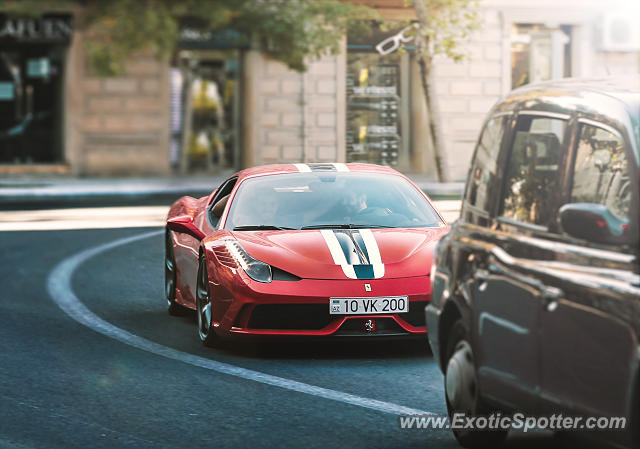 Ferrari 458 Italia spotted in Baku, Azerbaijan