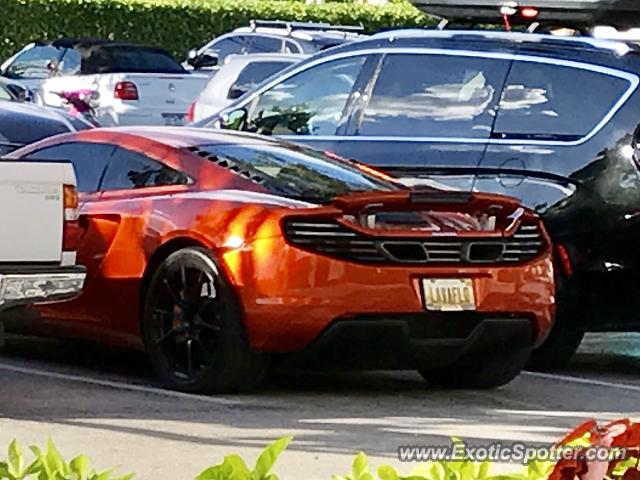 Mclaren MP4-12C spotted in Ft Lauderdale, Florida