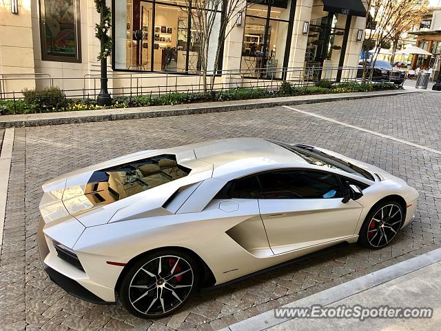 Lamborghini Aventador spotted in Buckhead, Georgia