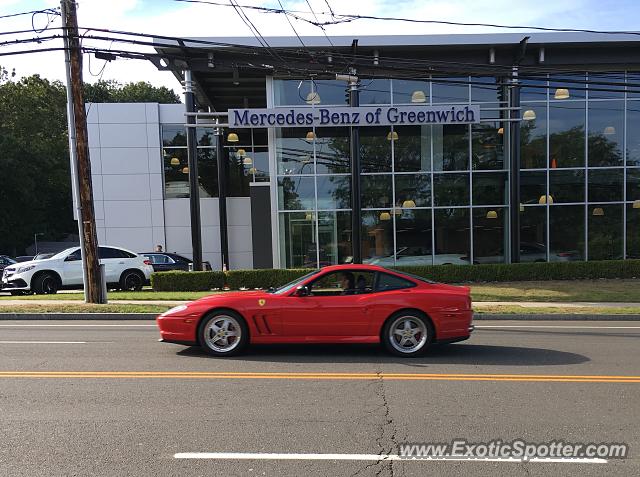 Ferrari 550 spotted in Greenwich, Connecticut