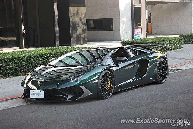 Lamborghini Aventador spotted in Taipei, Taiwan