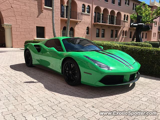 Ferrari 488 GTB spotted in Boca Raton, Florida