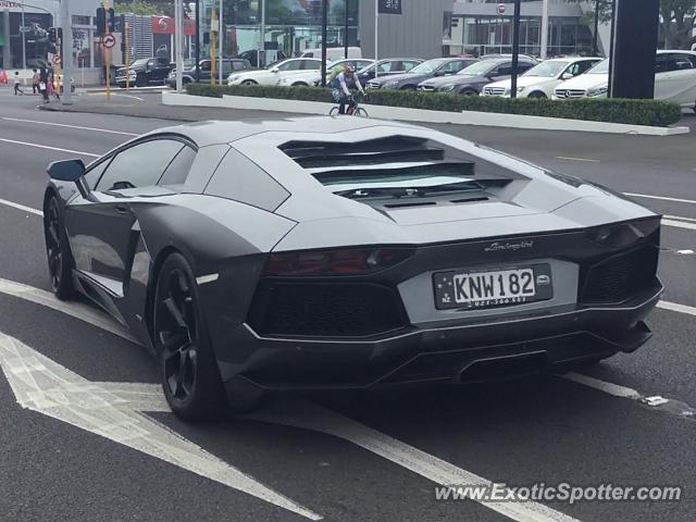 Lamborghini Aventador spotted in Auckland, New Zealand