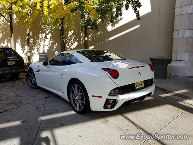 Ferrari California spotted in Short Hills, New Jersey