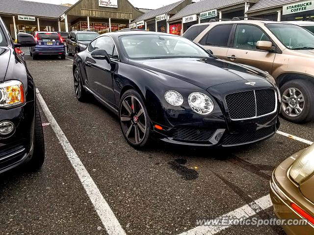 Bentley Continental spotted in Bernardsville, New Jersey
