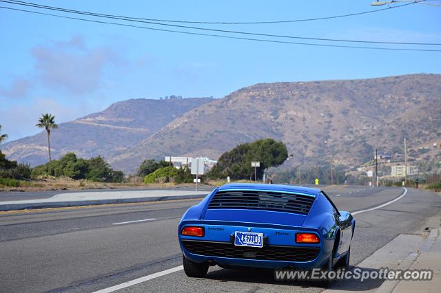 Lamborghini Miura spotted in Malibu, California