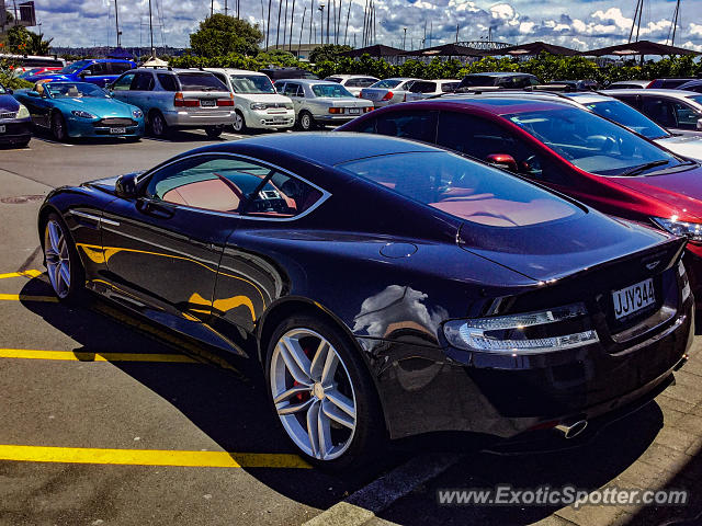 Aston Martin DB9 spotted in Auckland, New Zealand