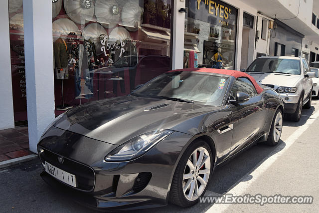Jaguar F-Type spotted in Puerto Banus, Spain