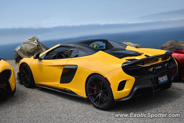 Mclaren 675LT spotted in Big sur, California