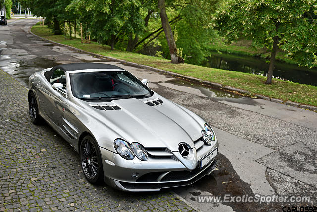Mercedes SLR spotted in Warsaw, Poland