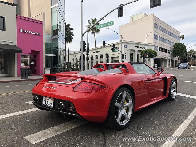 Porsche Carrera GT spotted in Beverly Hills, California