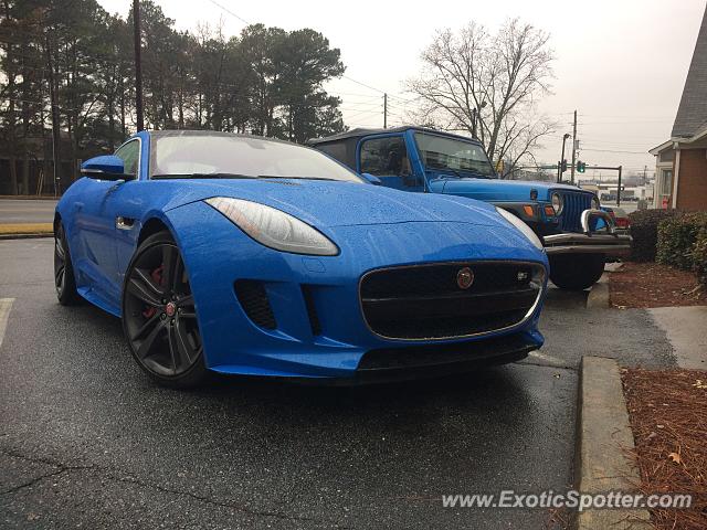 Jaguar F-Type spotted in Tucker, Georgia