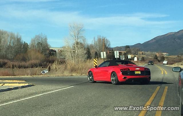 Audi R8 spotted in Taos, New Mexico