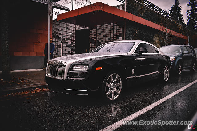 Rolls-Royce Wraith spotted in Bellevue, Washington