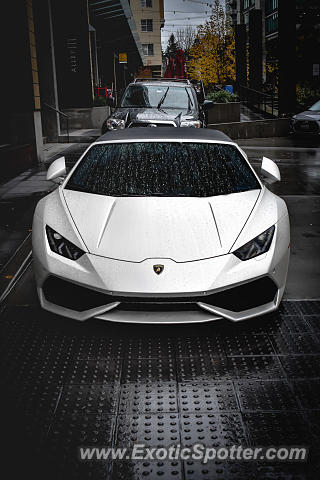 Lamborghini Huracan spotted in Bellevue, Washington
