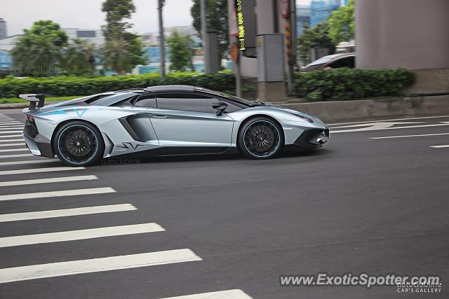 Lamborghini Aventador spotted in Taipei, Taiwan