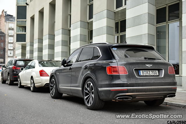 Bentley Bentayga spotted in Warsaw, Poland