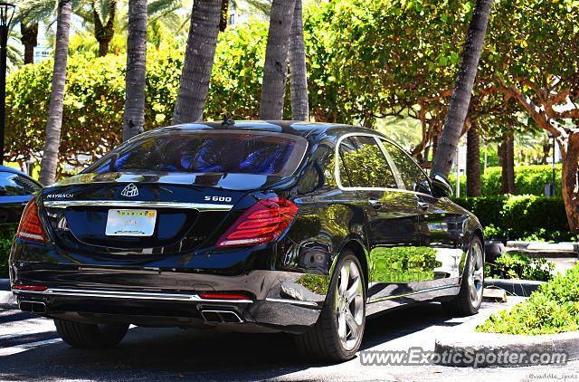 Mercedes Maybach spotted in Bal Harbour, Florida