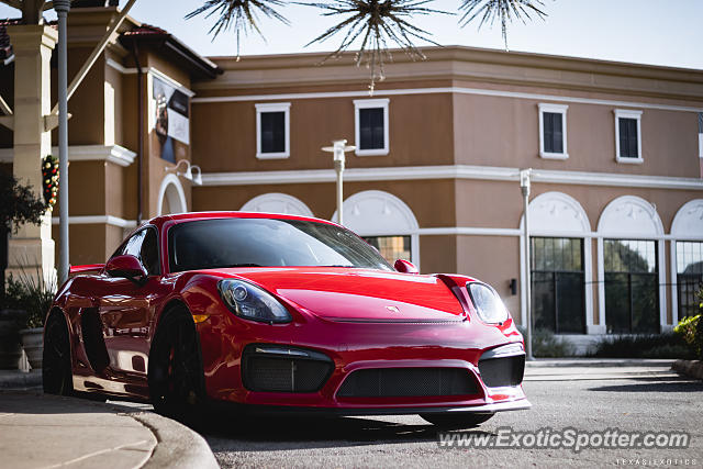Porsche Cayman GT4 spotted in San Antonio, Texas