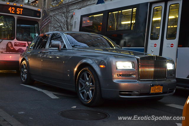 Rolls-Royce Phantom spotted in Manhattan, New York