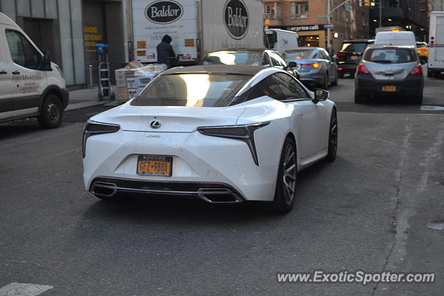 Lexus LC 500 spotted in Manhattan, New York