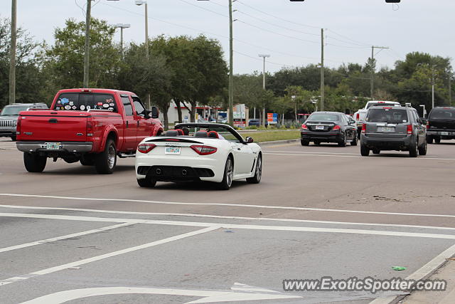 Maserati GranCabrio spotted in Riverview, Florida