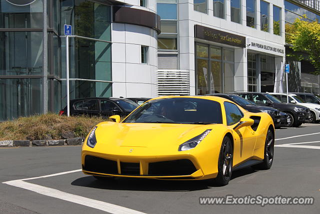 Ferrari 488 GTB spotted in Auckland, New Zealand
