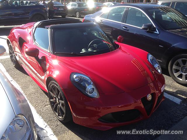 Alfa Romeo 4C spotted in Duinbergen, Belgium