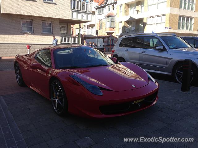 Ferrari 458 Italia spotted in Heist aan Zee, Belgium
